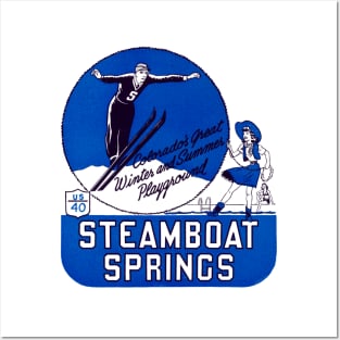 1940s Steamboat Springs Colorado Posters and Art